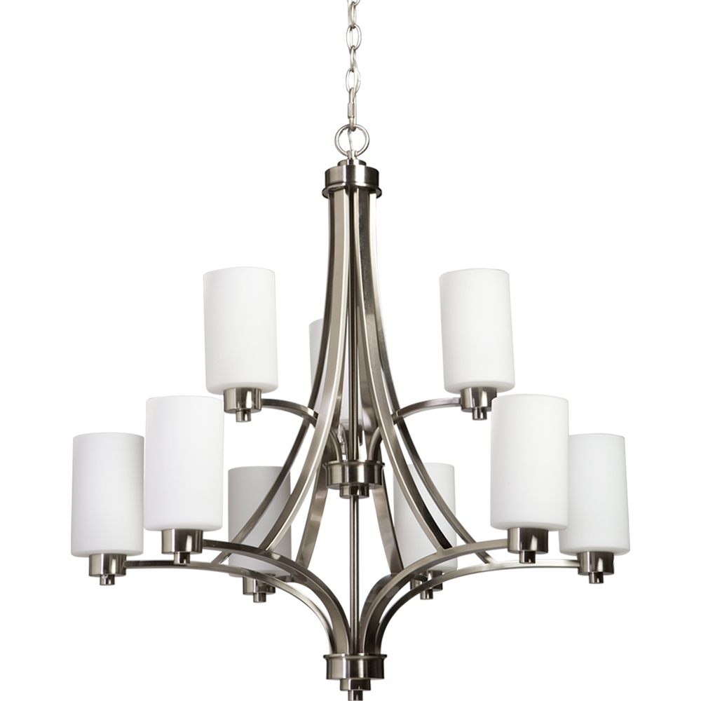 Artcraft AC1309PN Parkdale Collection Chandelier in Polished Nickel